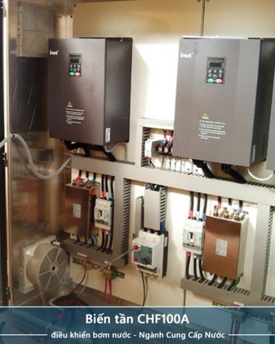 Công ty Tự động hóa Hoàng Gia HGA cung cấp Biến tần INVT CHF100A điều khiển bơm nước - Ngành Cấp nước