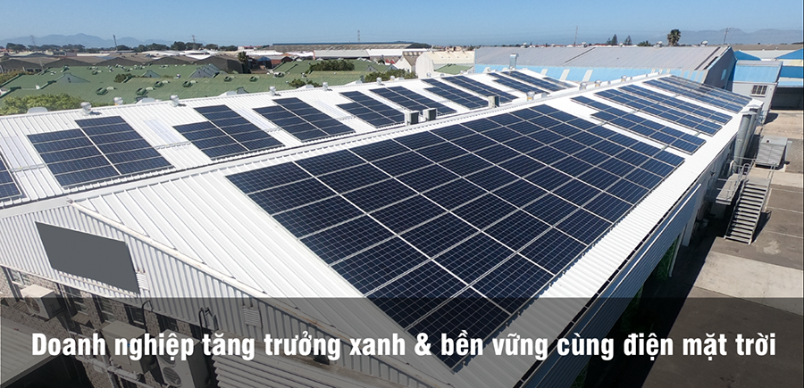 Giải pháp điện năng lượng mặt trời hòa lưới cho doanh nghiệp 