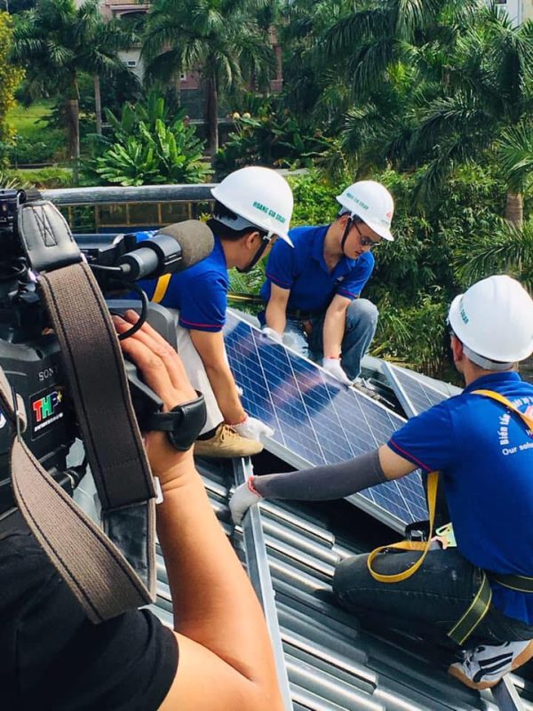 Quy trình lắp đặt hệ thống điện năng lượng mặt trời của HGA 