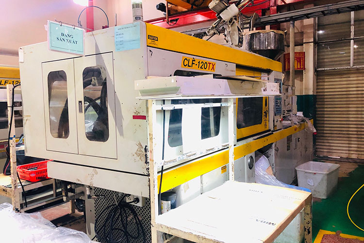 Lắp đặt siêu biến tần GD350 thay thế cho Servo driver cho máy ép nhựa thủy lực 