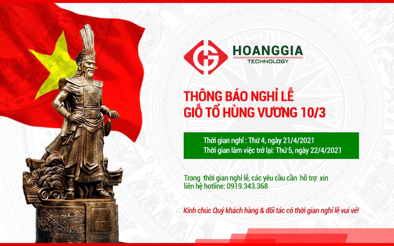 HGA Thông báo nghỉ lễ giỗ tổ Hùng Vương 2021 