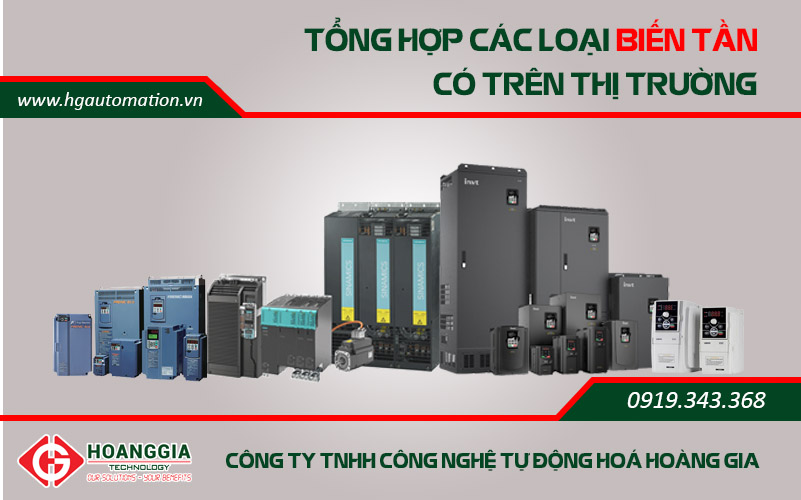 Tổng hợp các dòng biến tần hiện có trên thị trường 