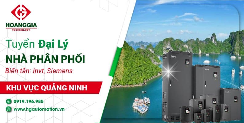 Hoàng Gia Automation tuyển đại lý biến tần INVT tại Quảng Ninh 