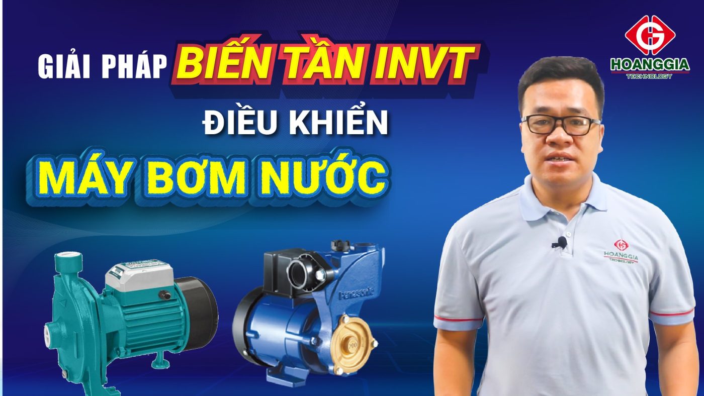 Giải pháp biến tần INVT điều khiển bơm nước 