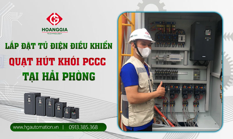 Lắp đặt tủ điện điều khiển quạt hút khói phòng cháy chữa cháy tại Hải Phòng 