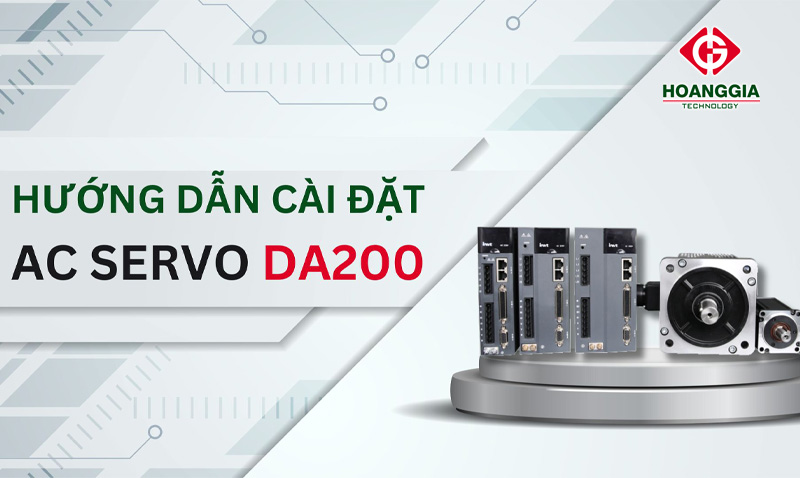 Hướng dẫn cài đặt Servo INVT DA200 điều khiển vị trí và tốc độ 