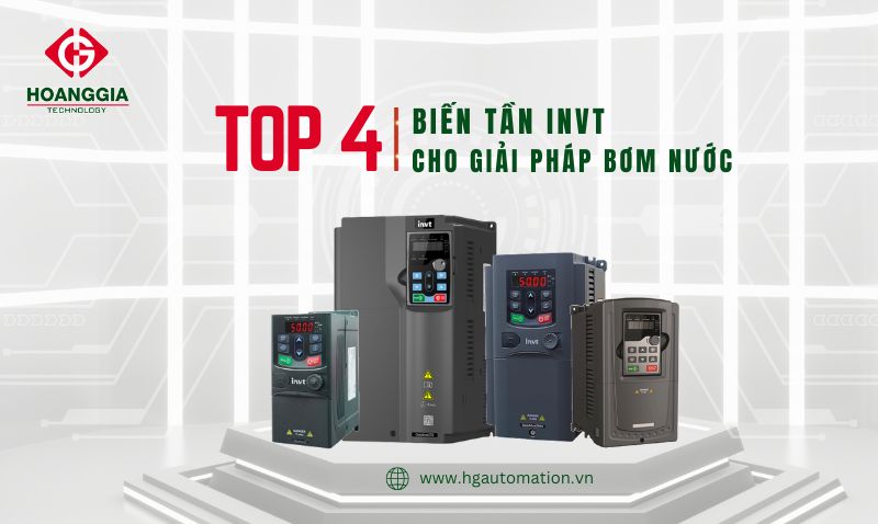 TOP 4 dòng biến tần INVT cho giải pháp bơm nước 