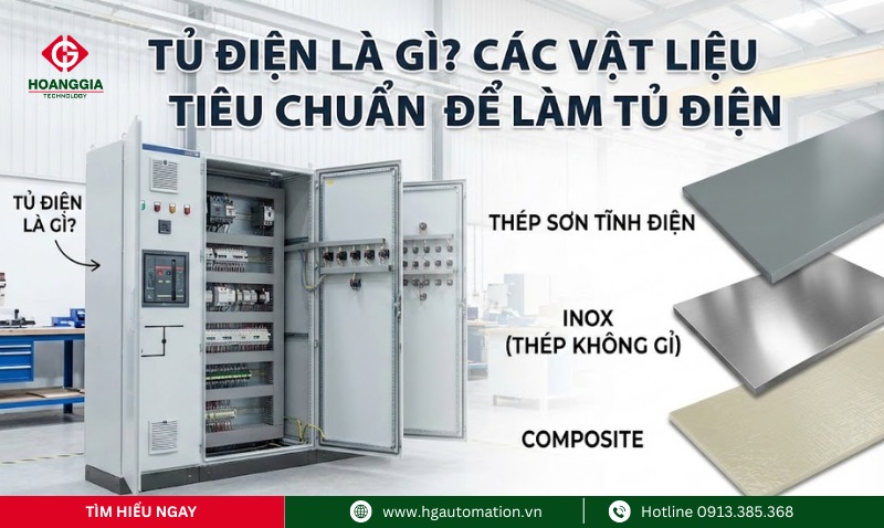 Tủ điện là gì? Các vật liệu tiêu chuẩn để làm tủ điện