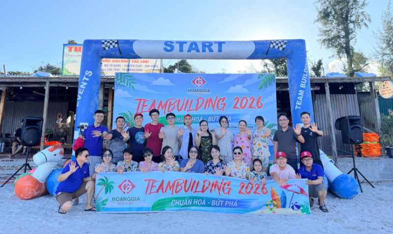 Teambuilding Hoàng Gia Automation 2026 tại Đảo Minh Châu: “Chuẩn Hóa – Bứt Phá”